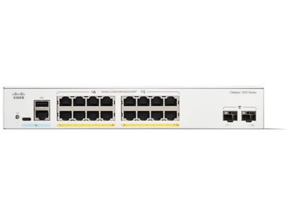 Catalyst 1300 16-Port Ge, Poe, 2X1G Sfp