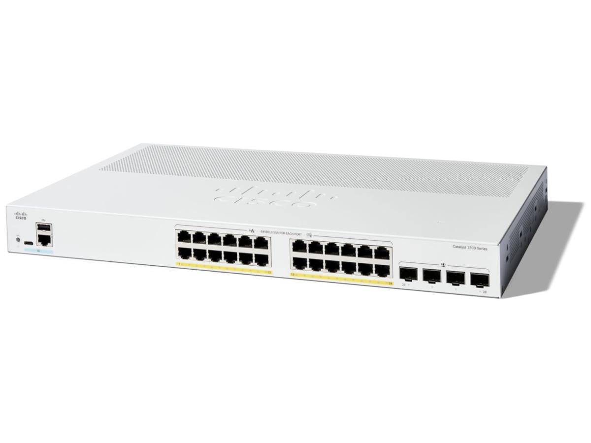 Catalyst 1300 24-Port Ge, Poe, 4X1G Sfp