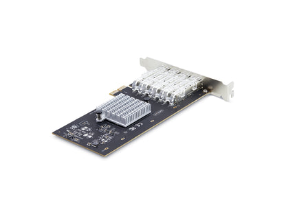 Startech.Com 4-Port Gbe Sfp Network Card, Pcie 2.0 X2, Intel I350-