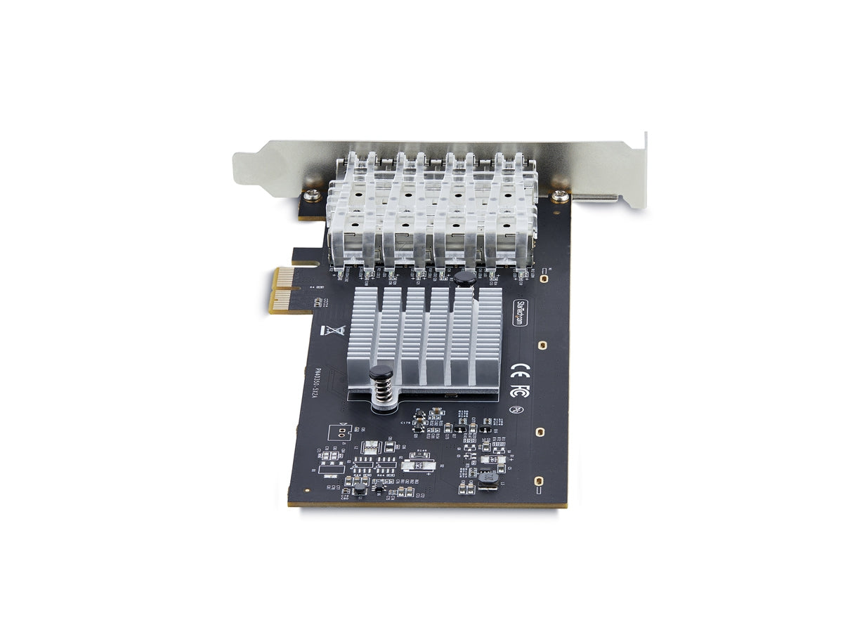 Startech.Com 4-Port Gbe Sfp Network Card, Pcie 2.0 X2, Intel I350-