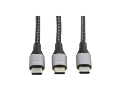 Eaton Tripp Lite Series 2-In-1 Usb-C Charging Cable (M/2Xm) - 100W