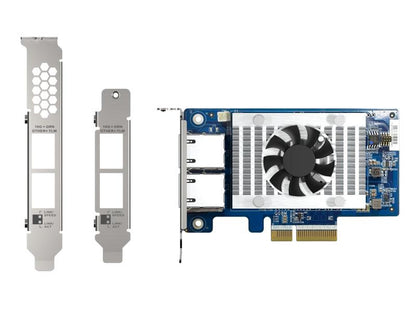 Carte d'extension réseau Qnap à port unique (10Gbase-T) 10Gbe, PCIe Ge