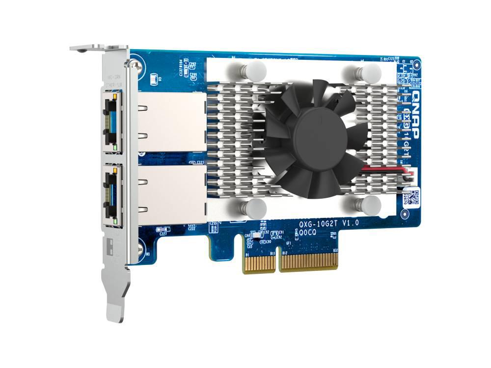 Carte d'extension réseau Qnap à port unique (10Gbase-T) 10Gbe, PCIe Ge