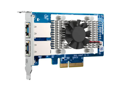 Carte d'extension réseau Qnap à port unique (10Gbase-T) 10Gbe, PCIe Ge