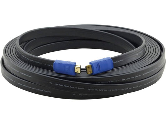 Câble HDMI plat Kramer (mâle - mâle) avec Ethernet (1,8 m)