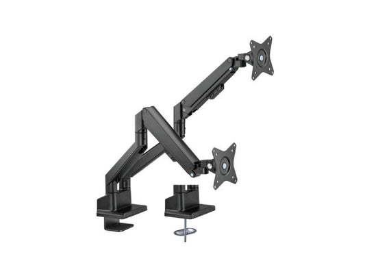 Bras articulés pour support d'écran double Amer Pro avec Hydralift