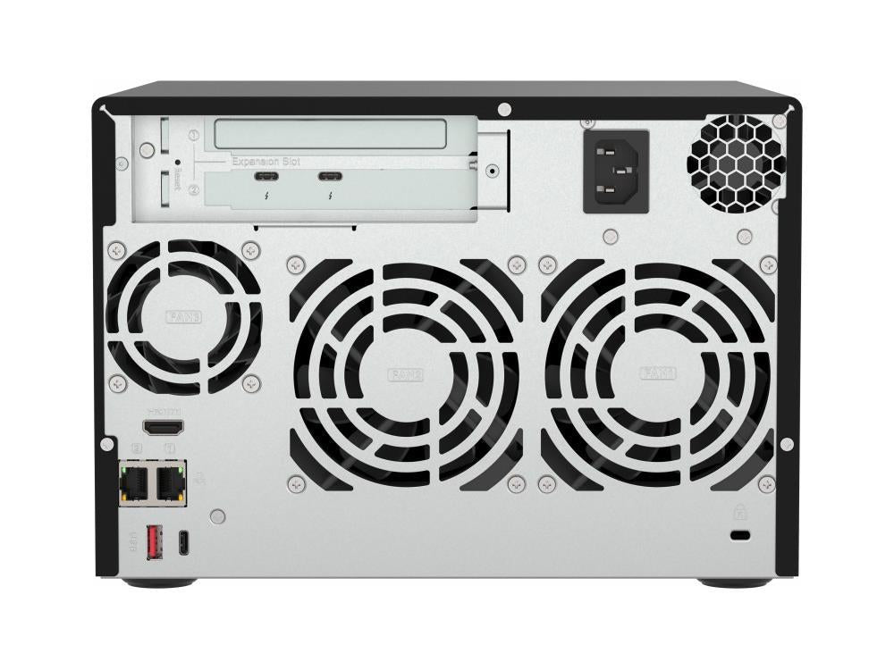 NAS QNAP Thunderbolt 4 de 6 bahías de ultraalta velocidad. Intel Core i5 de 6 núcleos.