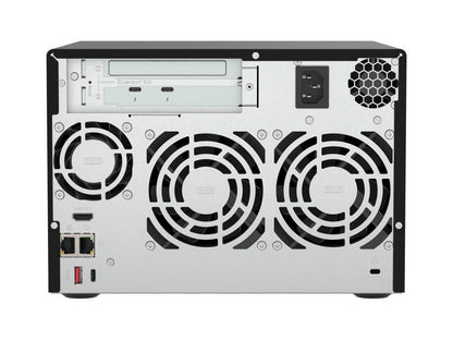 NAS QNAP Thunderbolt 4 de 6 bahías de ultraalta velocidad. Intel Core i5 de 6 núcleos.