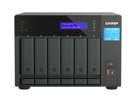 Qnap Ultra-High Speed ​​6 Baies Thunderbolt 4 NAS. Intel Core i5 6-Core