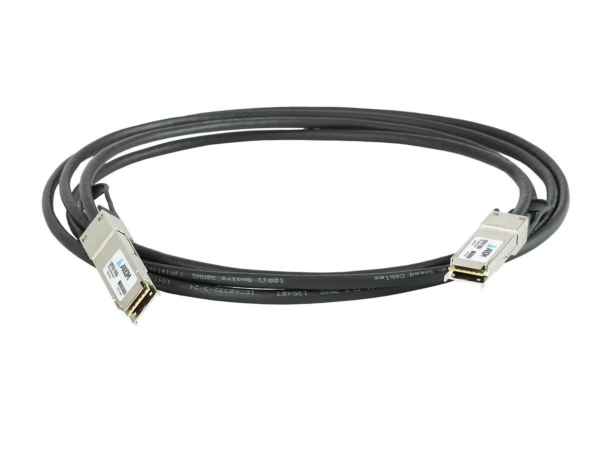 Cable DAC pasivo Axiom 100Gbase-Cr4 Qsfp28 compatible con Mellanox de 2 m