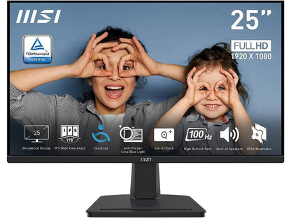 Msi Promp251 IPS 24.5" 1920 x 1080 (FHD) Negro Mate 100 Hz