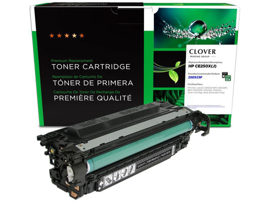 Cartucho de tóner negro remanufacturado de rendimiento extendido Clover Imaging