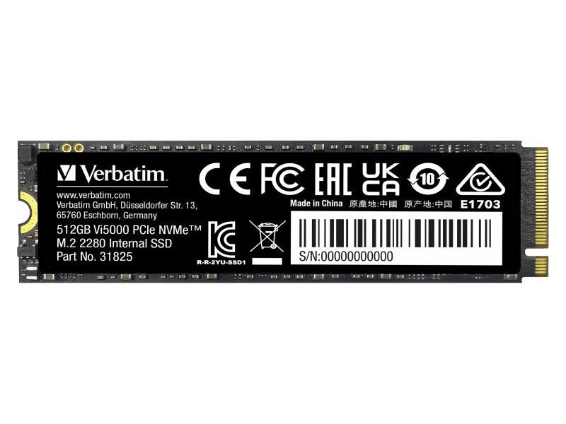 Verbatim 512Gb Vi5000 Pcie Nvme M.2 Ssd