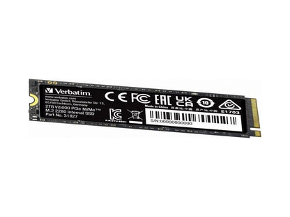 Unidad SSD Verbatim Vi5000 PCIe NVME M.2 de 2 TB
