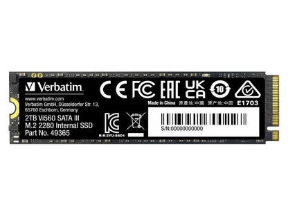 Verbatim 2Tb Vi560 M.2 Sata Internal Ssd