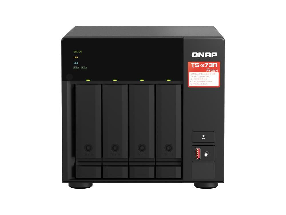 Escritorio QNAP de 4 bahías NAS/ISCSI IP-San, AMD Ryzen serie V1000 V1500B