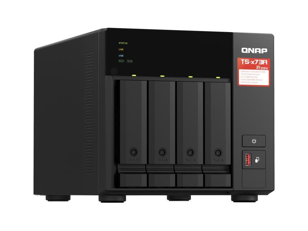Escritorio QNAP de 4 bahías NAS/ISCSI IP-San, AMD Ryzen serie V1000 V1500B