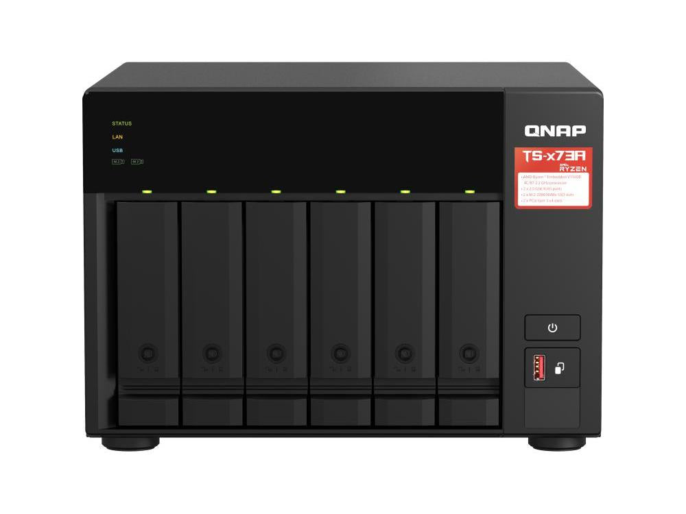Qnap Desktop 6-Bay Nas/Iscsi Ip-San, Amd Ryzen V1000 Series V1500B