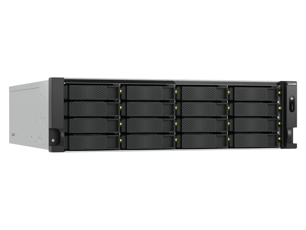 QNAP 3U 16 bahías Qts Hero NAS, AMD Ryzen 7 serie 7000 8C16T (Boost