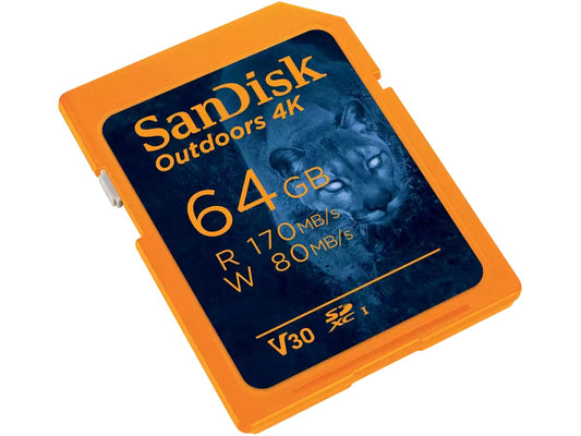 Sandisk Outdoors - Tarjeta de memoria flash - 64 GB - SDXC UHS-I