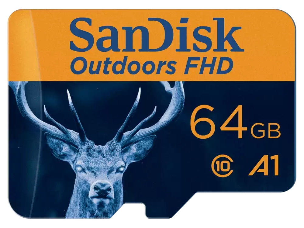 Sandisk Outdoors Fhd - Flash Memory Card - 64 Gb - Microsdxc Uhs-I
