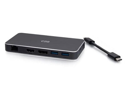 C2G Usb-C 7-In-1 Dual Display Mst Docking Station With Hdmi, Displ