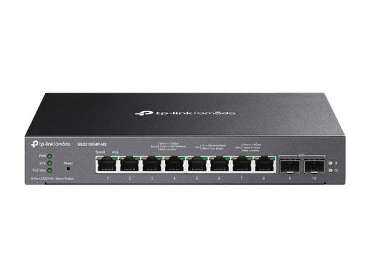 Tp-Link Omada 8-Port 2.5Gbase-T And 2-Port 10Ge Sfpplus Smart Swit