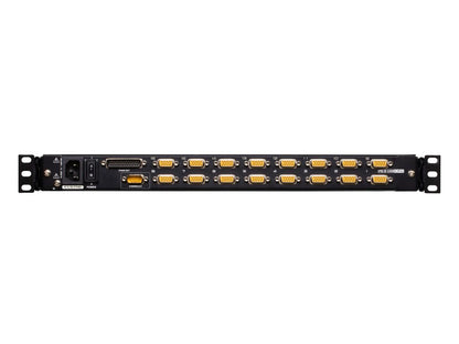 Aten 16 ports 17,3 pouces LCD intégré USB/PS2 Combo KVM avec une extension
