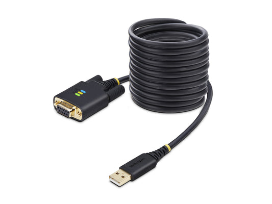 Cable adaptador USB a serie de módem nulo de 3 m (10 pies) de Startech.Com, Int.