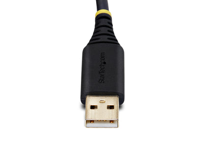 Cable adaptador USB a serie Startech.Com de 3 m (10 pies), intercambiable