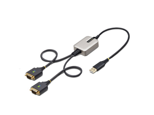 Cable adaptador USB a serie de 2 puertos Startech.Com de 60 cm (2 pies), Interc