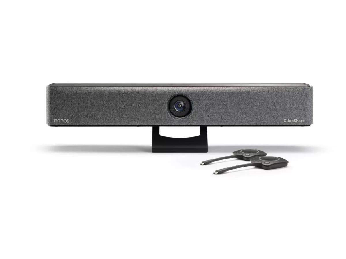 Barco Clickshare Bar CB Pro US con 2 botones