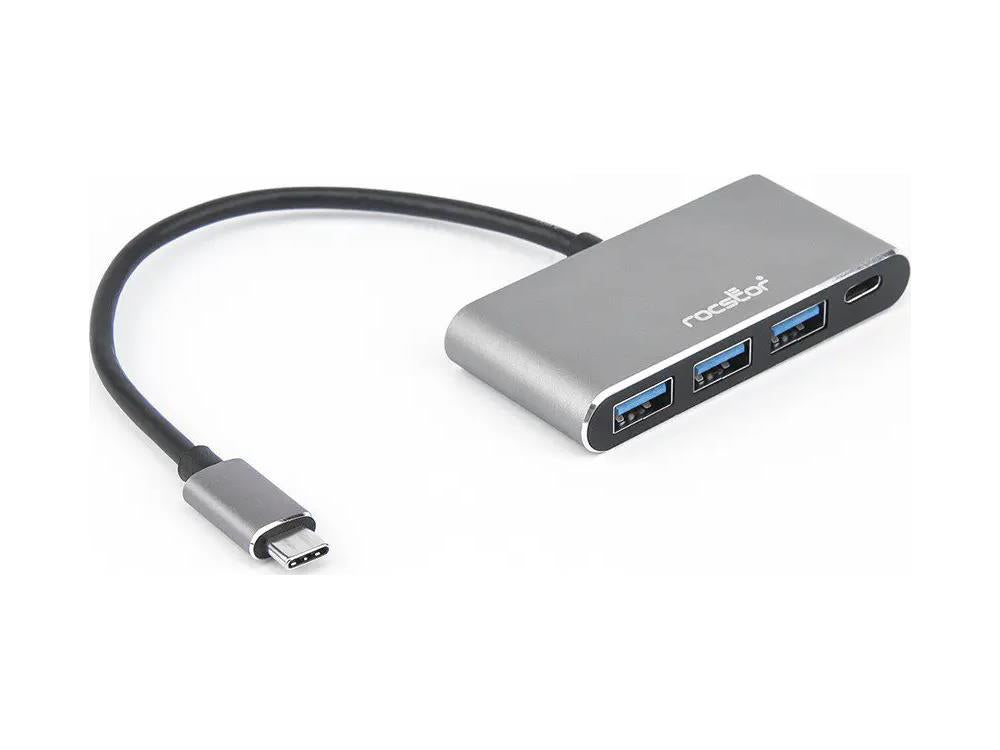 Rocstor Premium Usb C Hub - 4 Port - Bus Powered Usb Hub - Usb Type-C