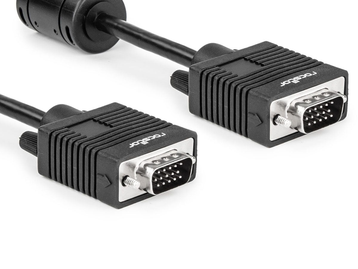 Câble d'écran Svga/Vga haute résolution Rocstor Premium - VGA 1,8 m