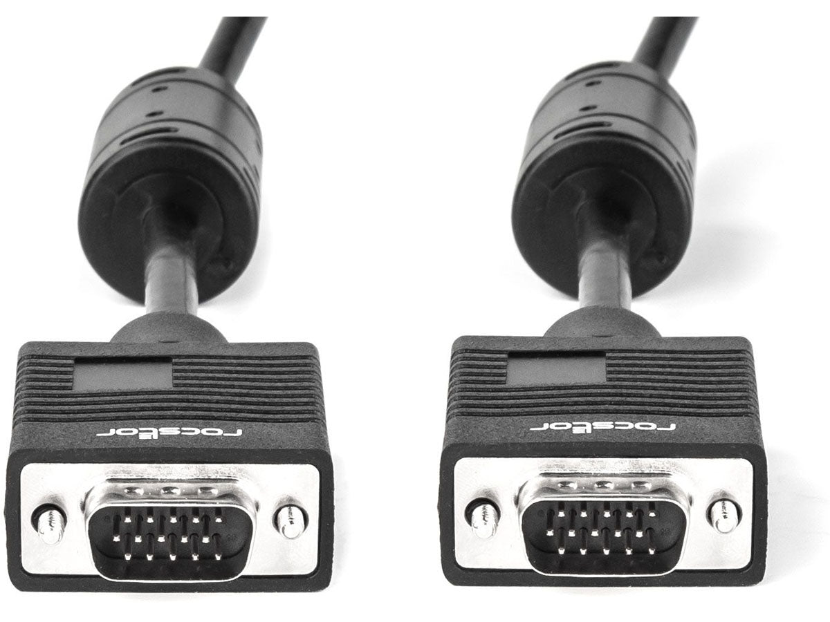 Câble d'écran Svga/Vga haute résolution Rocstor Premium - VGA 1,8 m