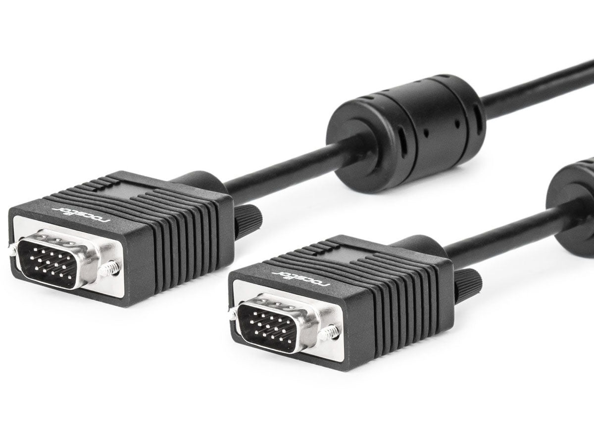 Câble d'écran Svga/Vga haute résolution Rocstor Premium - VGA 1,8 m