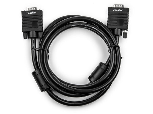 Câble d'écran Svga/Vga haute résolution Rocstor Premium - VGA 1,8 m