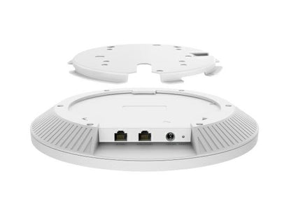 Tp-Link Omada Be22000 Ceiling Mount Tri-Band Wi-Fi 7 Access Point Port