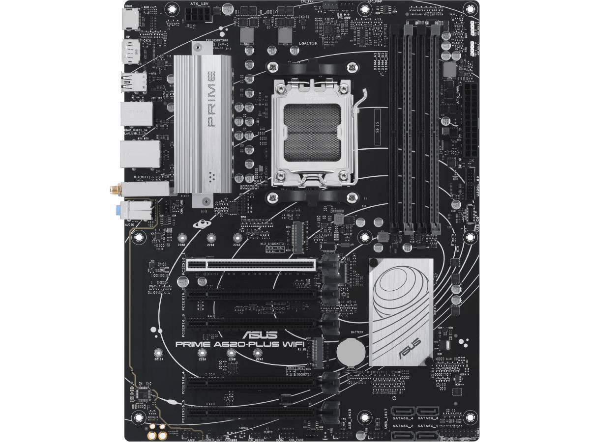 Asus Prime A620-Plus Wifi6 Amd Ryzen A620 Am5 Ddr5 Atx