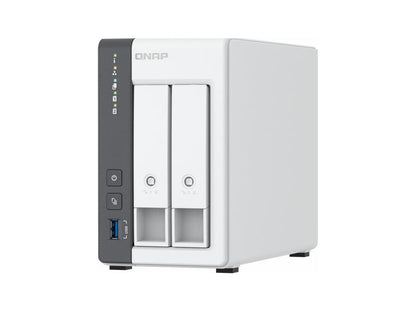 Torre QNAP NAS de 2 bahías ARM Cortex-A55 4C, GPU Mali-G52, 2 SATA