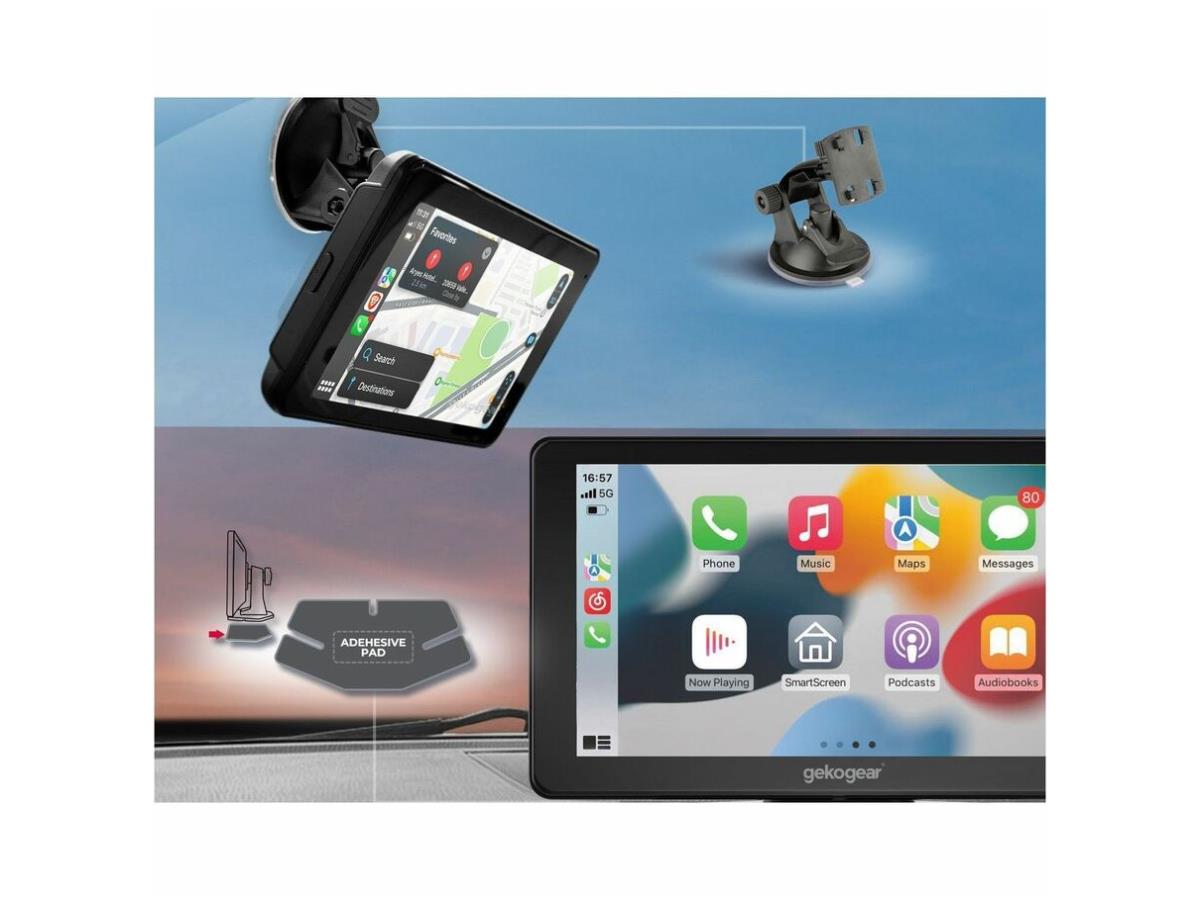 Mygekogear Gekogear Orbit C110 Écran d'infodivertissement portable 7 pouces
