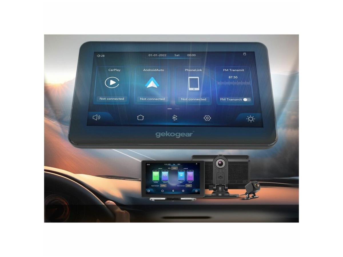 Mygekogear Gekogear Orbit C110 Écran d'infodivertissement portable 7 pouces