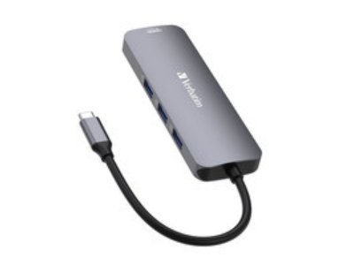 Concentrador multipuerto USB-C Pro Verbatim Cmh 08 de 8 puertos