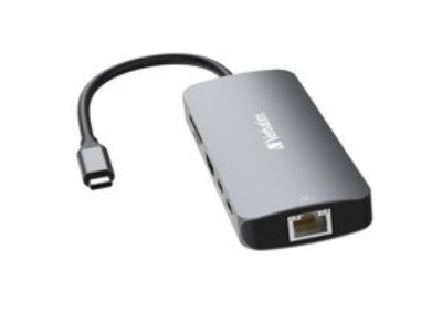 Concentrador multipuerto USB-C Pro Verbatim Cmh 09 de 9 puertos