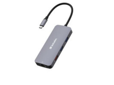 Concentrador multipuerto USB-C Pro Verbatim Cmh 09 de 9 puertos