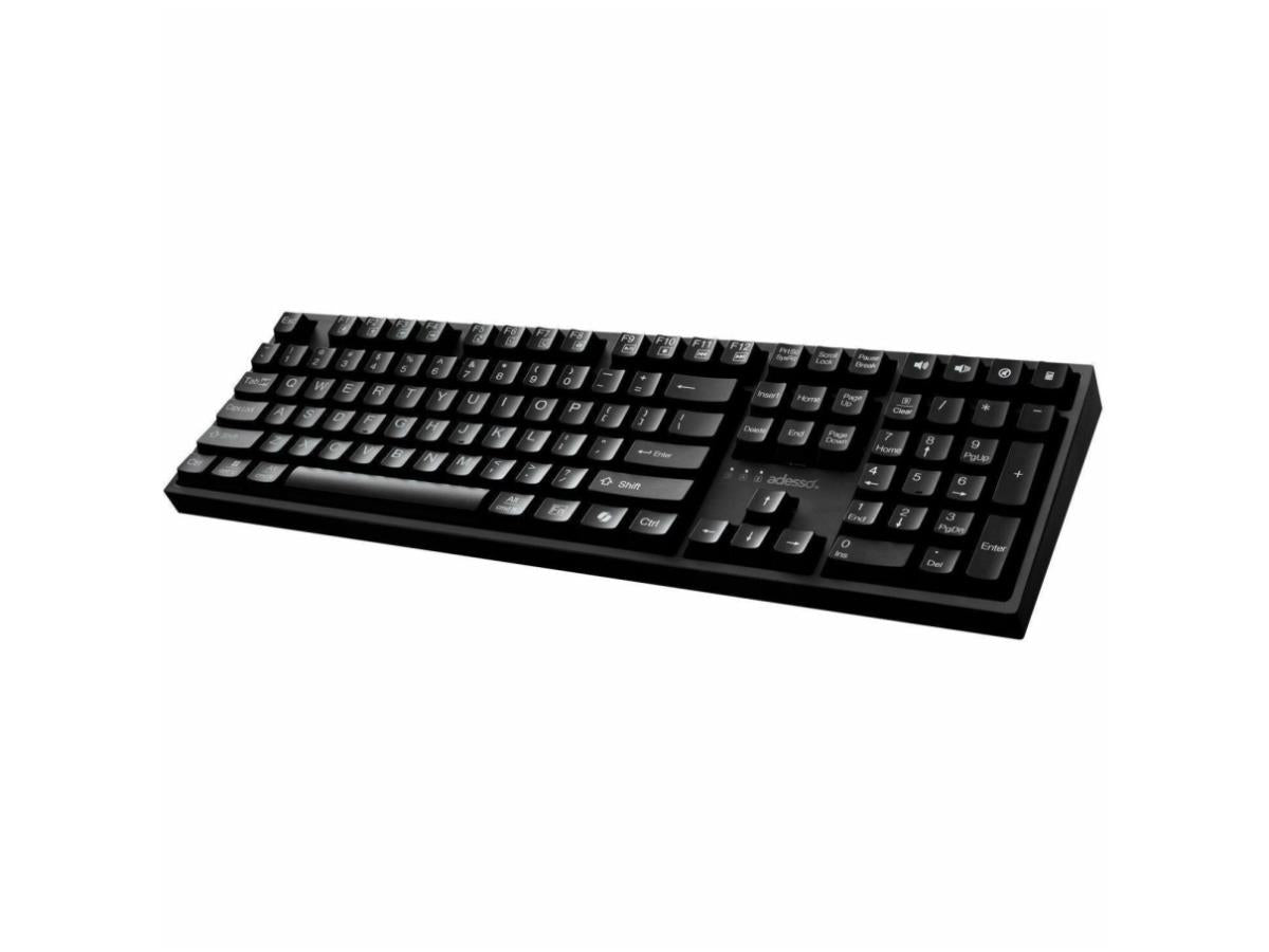 Clavier mécanique de bureau Adesso Multi Os 2X à gros caractères