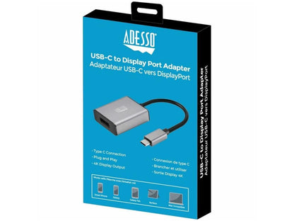 Adesso 6-In-1 Docking Station, Usb C To Hdmi, Pd, Rj45, 2 Usb A, Usb C