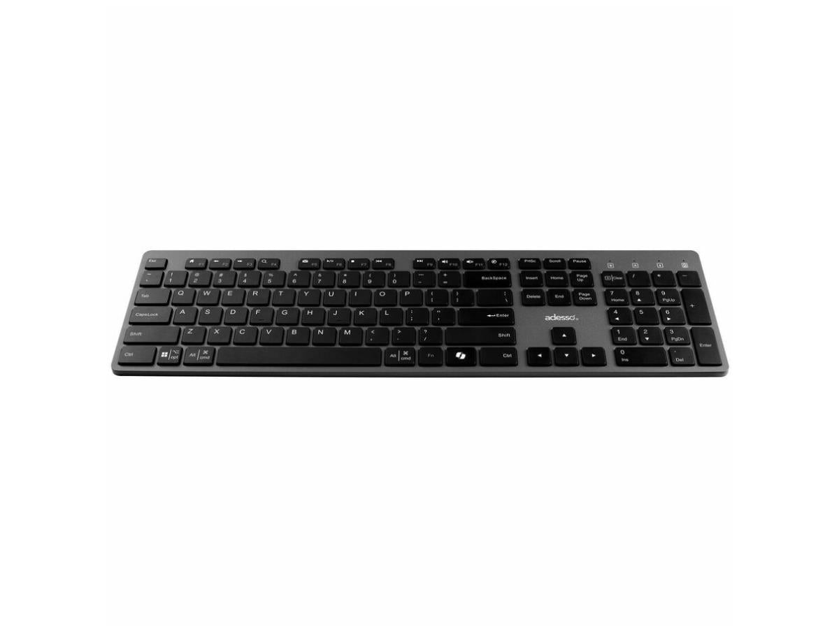 Clavier et souris de bureau sans fil Adesso Multi Os avec commutateur à ciseaux