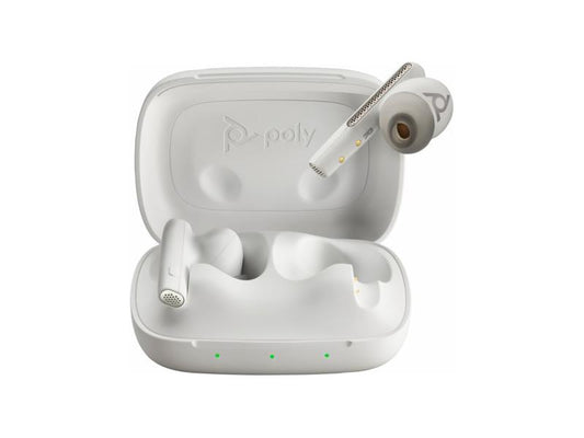 Hp Poly Voyager Free 60 Uc White Sand Earbuds +Bt700 Usb-A Adapter