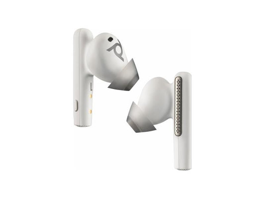 Hp Poly Voyager Free 60 Uc White Sand Earbuds +Bt700 Usb-C Adapter